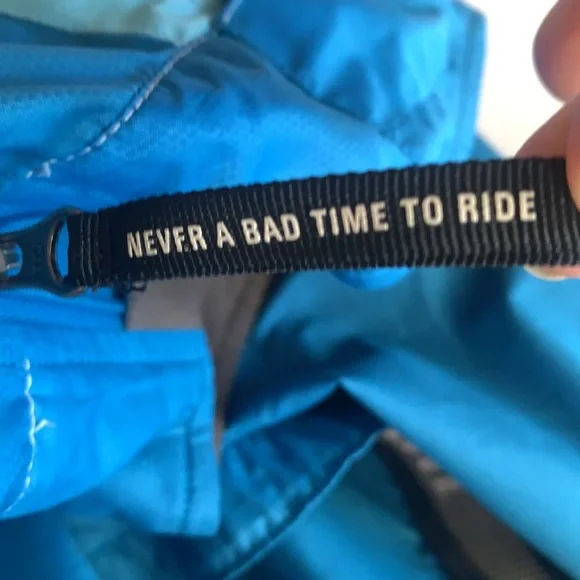 Novara Windbreaker Blue Jacket Size Large - Picture 6 of 9